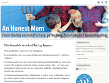 Tablet Screenshot of anhonestmom.com